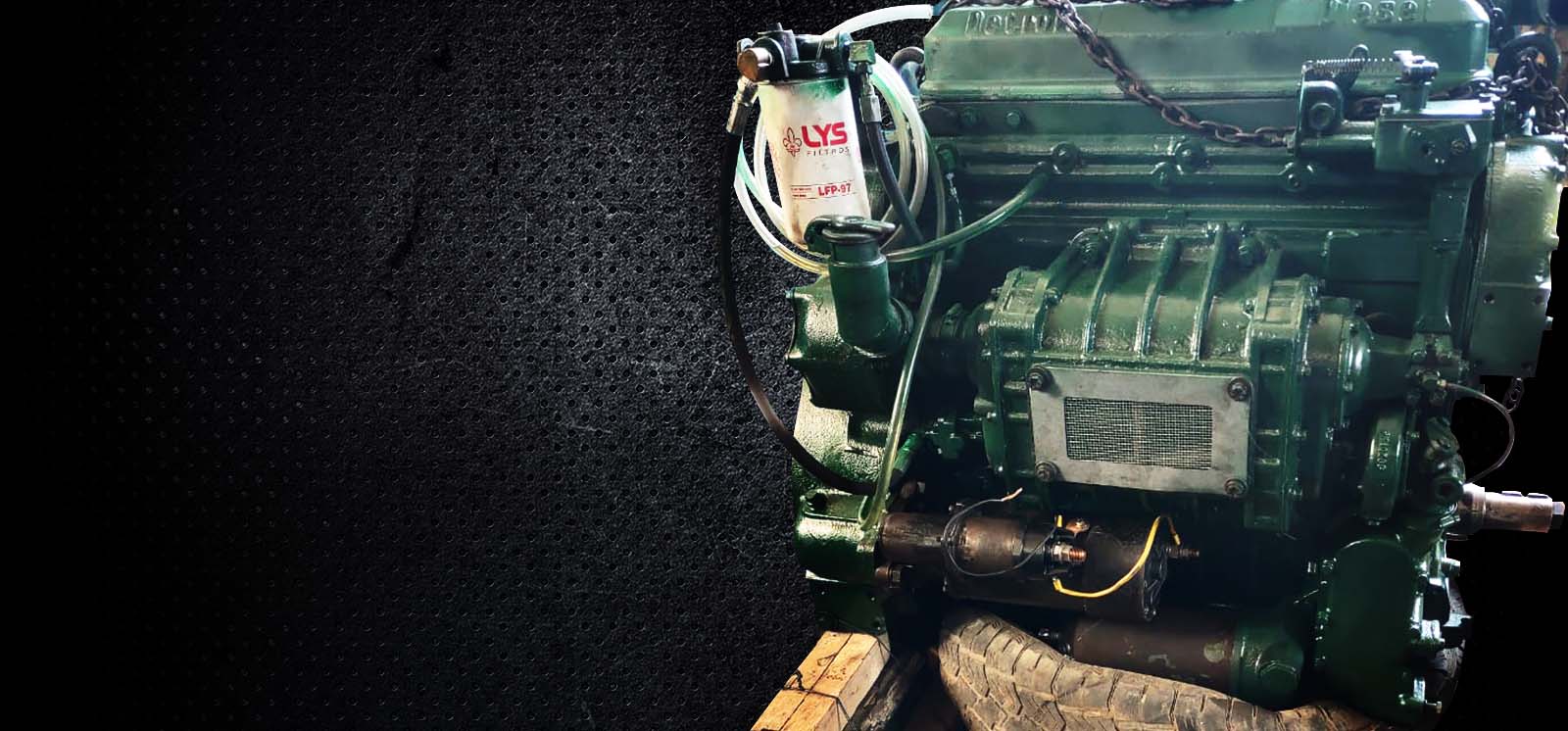 Motor de embarcación pesquera